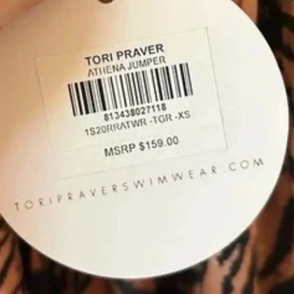 Tori Praver Athena Jumper in Tiger Cover Up